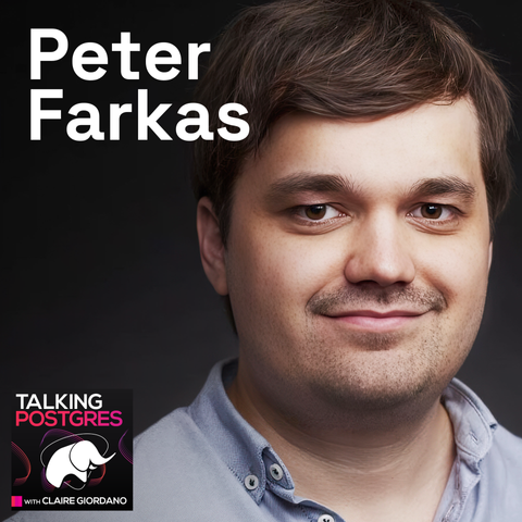 Bio pic of Episode 27 guest on the Talking Postgres podcast, Peter Farkas