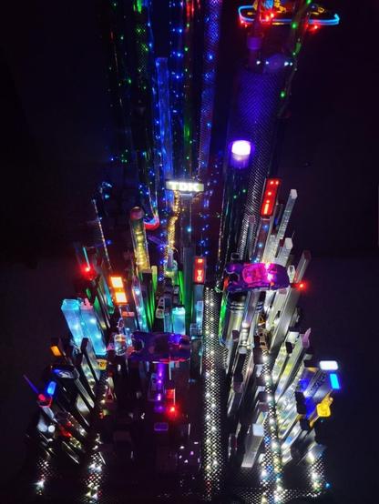 Spinners Over The City II (My Unfinished Office Diorama)