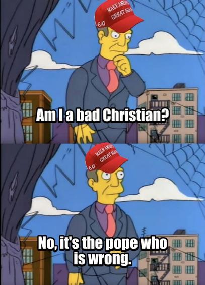MAGAs and the Pope