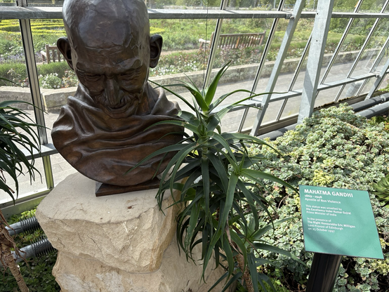 Bust of Gandhi