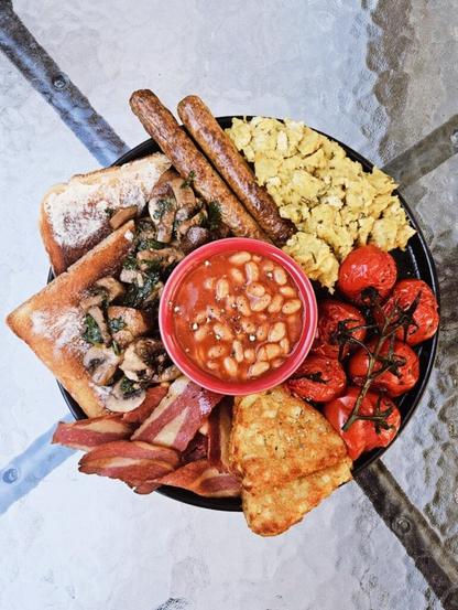 English Breakfast for Dinner..