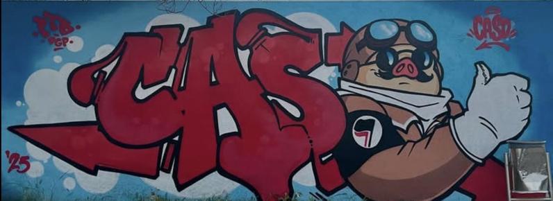 Porco Rosso graffiti