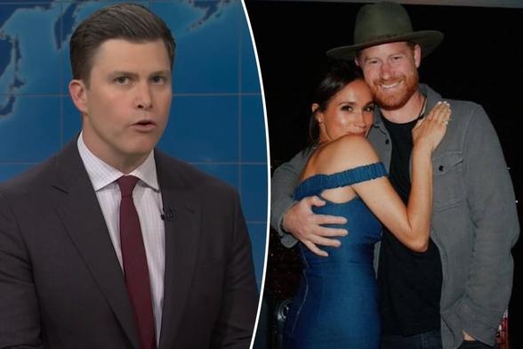 Prince Harry, Meghan Markle brutally roasted on 'SNL' as Colin Jost says UK wants the US to 'keep' the royals