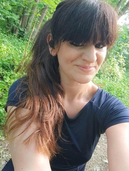 Selfie de moi même en train de courir et de suer