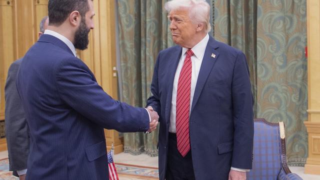 Trump meets Syria's new leader in Saudi Arabia