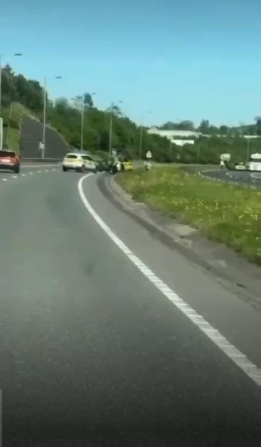 A4 near Cabragh this evening