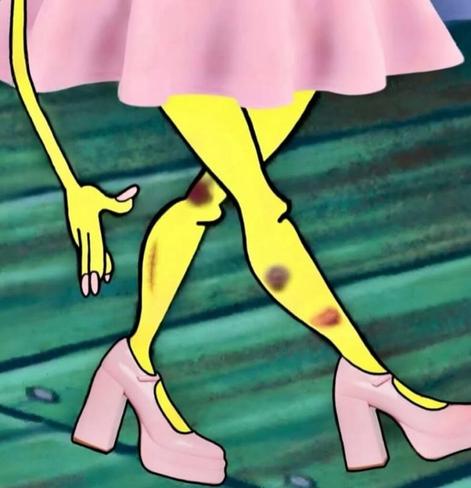 Can you imagine SpongeBob in a skirt👀