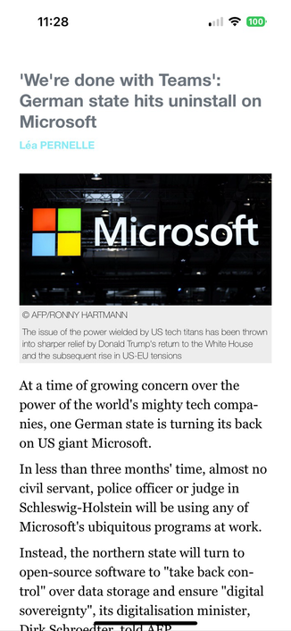German state is leaving Microsoft and using free software and libreoffice instead