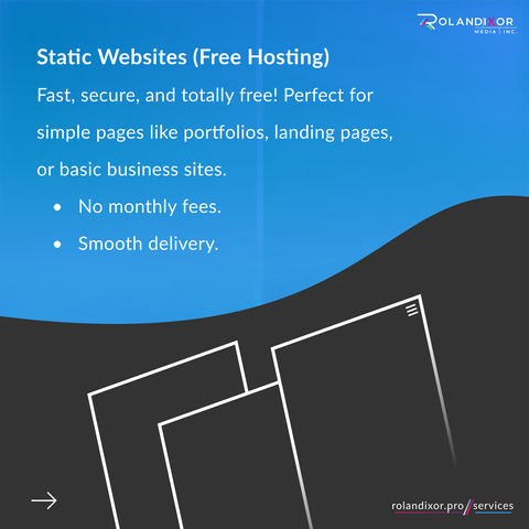 Static Websites: Free Hosting.
