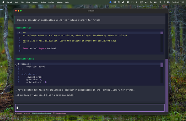 Screenshot of Toad App.