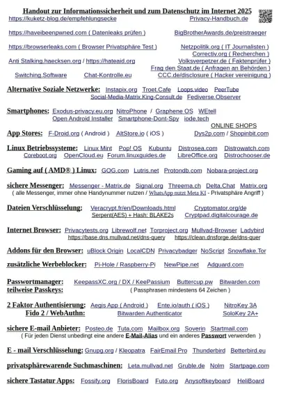 Meine Datenschutz und Privatsphäre Übersicht 2025, für alle, hoffe Ich kann euch etwas Helfen !!