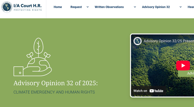 Inter-American Court of Human Rights reaffirms right to defend the environment