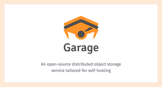Garage, an open-source distributed object storage service tailored for self-hosting