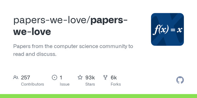Papers from the computer science community to read and discuss. - papers-we-love/papers-we-love