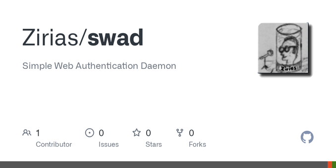 Simple Web Authentication Daemon. Contribute to Zirias/swad development by creating an account on GitHub. Simple Web Authentication Daemon. Contribute to Zirias/swad development by creating an account on GitHub.
