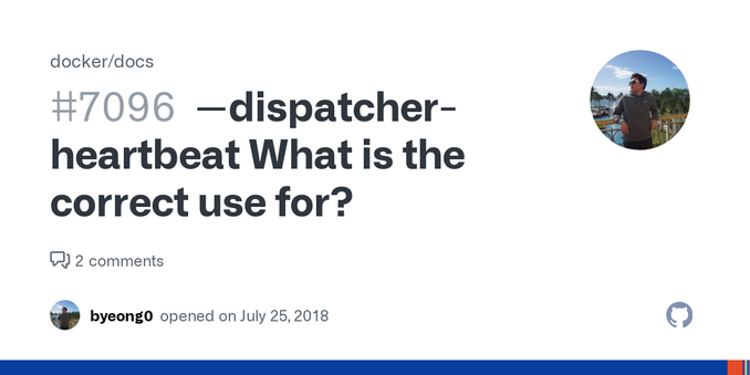 I have a small anxiety about configuring a docker swarm. Do the docker swaram manager node fail the dispatcher-heartbeat of the woker node and the container restart action if the woker node reconne...
