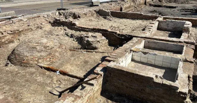 Overblijfselen Joods badhuis op bouwplaats "Wonen bij de Toren" gevonden