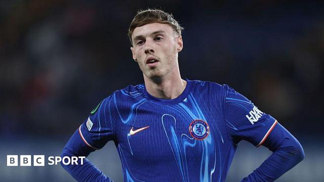Chelsea's Cole Palmer during a game against Legia Warsaw