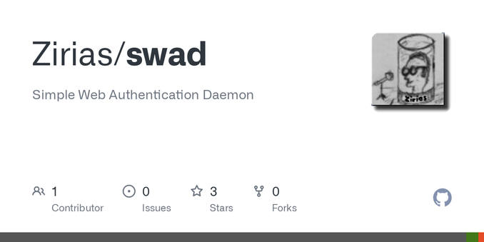 Simple Web Authentication Daemon. Contribute to Zirias/swad development by creating an account on GitHub. Simple Web Authentication Daemon. Contribute to Zirias/swad development by creating an account on GitHub.