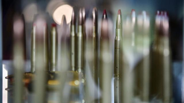 Rounds of ammunition. | Julien de Rosa/EPA-EFE