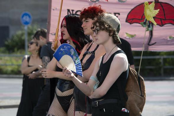 Demo von Sexarbeiterinnen Demo von Sexarbeiterinnen