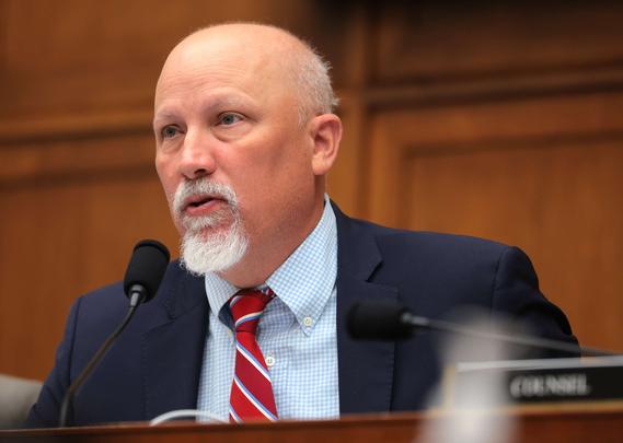 Rep. Chip Roy participates in a House Judiciary Subcommittee hearing in the Rayburn House Office Building on April 1, 2025, in Washington, D.C.