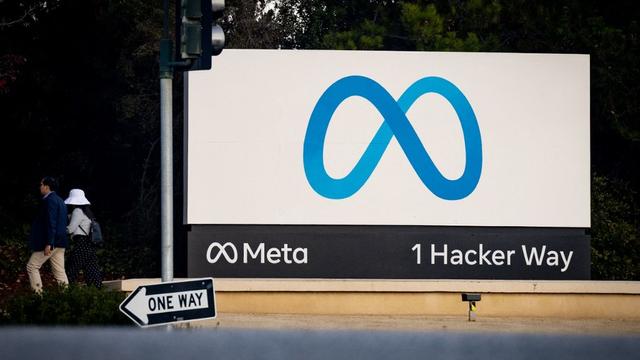 Le siège de Meta à Menlo Park, en Californie (Etats-Unis), le 9 novembre 2022.