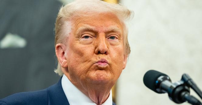 “I had nothing to do with it,” President Trump said on Monday, referring to an image posted to his social media accounts of him as pope.