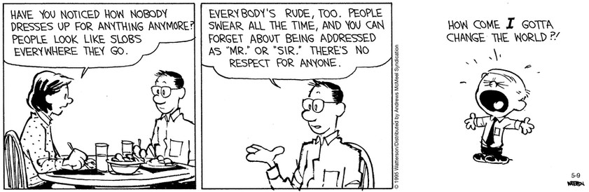 Read Calvin and Hobbes by Bill Watterson on GoComics