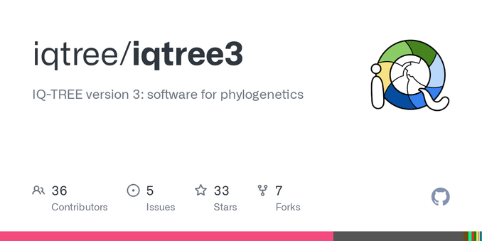 IQ-TREE version 3: software for phylogenetics. Contribute to iqtree/iqtree3 development by creating an account on GitHub.