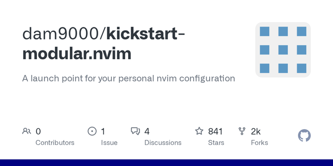 A launch point for your personal nvim configuration - dam9000/kickstart-modular.nvim