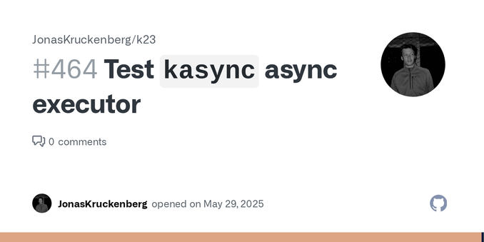 The kasync executor is the centerpiece of multitasking for k23. It needs to be absolutely rock solid. Unfortunately, the testing situation is quite lackluster at the moment and I have experienced a...