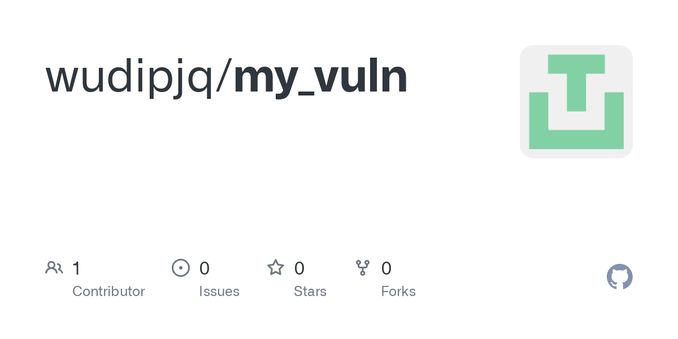 Contribute to wudipjq/my_vuln development by creating an account on GitHub.