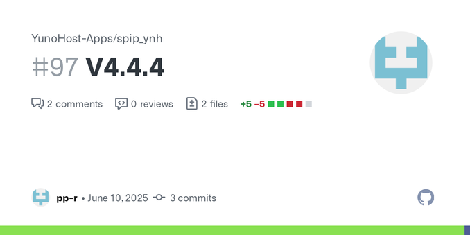 Problem

A maintenance update is out
https://blog.spip.net/Mise-a-jour-de-maintenance-sortie-de-SPIP-4-4-4.html

Solution

Update to v4.4.4

PR Status

 Code finished and ready to be reviewed/teste...