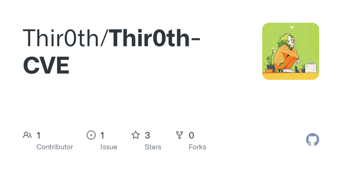 Contribute to Thir0th/Thir0th-CVE development by creating an account on GitHub.