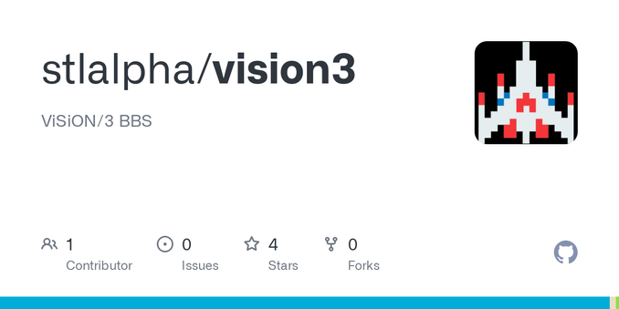 ViSiON/3 BBS. Contribute to stlalpha/vision3 development by creating an account on GitHub.