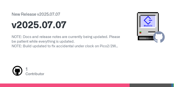NOTE: Docs and release notes are currently being updated. Please be patient while everything is updated.
NOTE: Build updated to fix accidental under clock on Pico2/2W Please use 2025-07-07_e5990048...