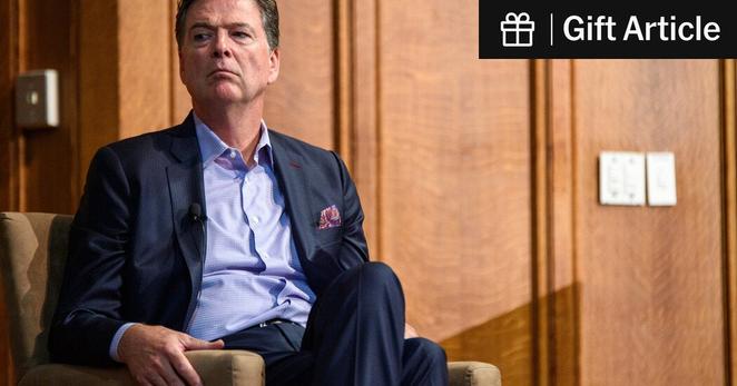 James B. Comey in 2019. President Trump fired him as F.B.I. director in May 2017, amid the agency’s investigation into possible collusion between Mr. Trump’s campaign and the Russian government.