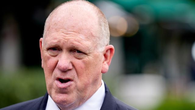 Donald Trump's border czar Tom Homan speaks to members of the media as he walks back toward the West Wing of the White House on May 29, 2025. (Photo by Andrew Harnik/Getty Images)