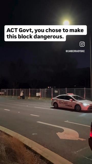 23 reactions · 7 comments | ACT Government, why are you choosing to make people risk their lives on Northbourne Ave because you’ve allowed the Botanic Turner developer to close two footpaths? 
These people arrived in Canberra last night. Some welcome. 

On 19 May, we issued this joint statement with Conservation Council ACT Region and Living Streets Canberra highlighting the dangerous conditions the ACT Govt is forcing people to endure on a block in Turner. https://conservationcouncil.org.au/blog/2025/05/19/people-put-in-danger-by-fenced-off-paths/ | Canberra By Bike
