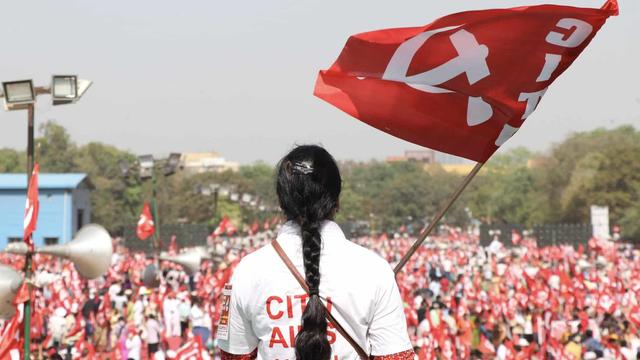 Thousands of workers and peasants convened in 2023 in New Delhi to protest the central government and its policies (CITU)
