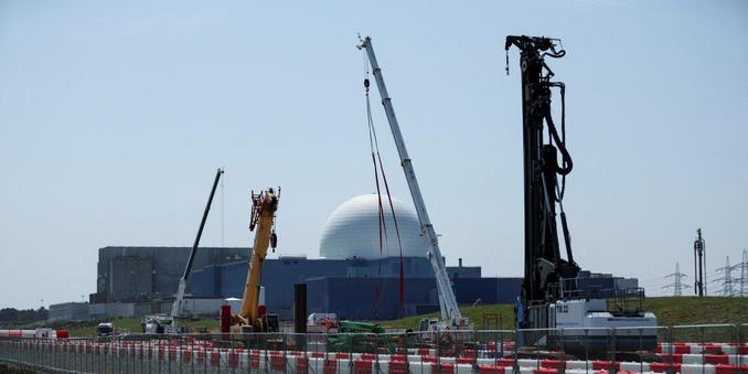 Construction works on the site of the new Sizewell C nuclear power plant, currently being built next to the Sizewell B nuclear power plant in Suffolk, England, on 11 June 2025. | Chris Radburn