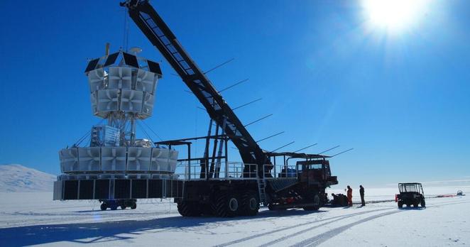 The unusual radio signals were first detected nearly ten years ago by a special experiment designed to detect radio waves caused by cosmic rays hitting the atmosphere.