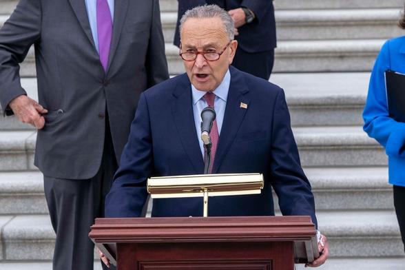 Senate Democratic Leader Chuck Schumer in October 2020.