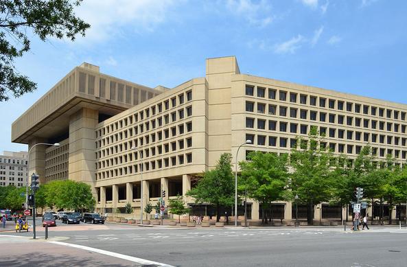 The J. Edgar Hoover Building, headquarters of the FBI
