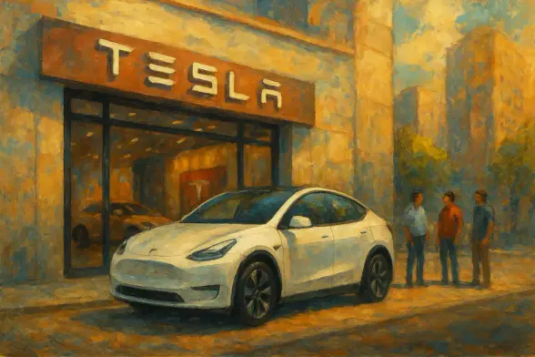मुंबई के बाद Tesla कार का दूसरा शो-रूम दिल्ली में खुला, चार्जिंग की स्पीड देखकर लोग हैरान।