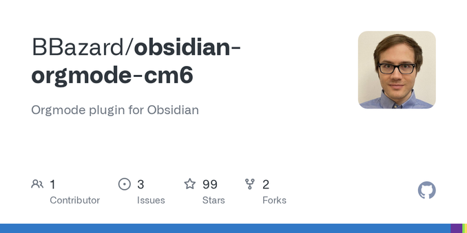 Orgmode plugin for Obsidian. Contribute to BBazard/obsidian-orgmode-cm6 development by creating an account on GitHub. Orgmode plugin for Obsidian. Contribute to BBazard/obsidian-orgmode-cm6 development by creating an account on GitHub.