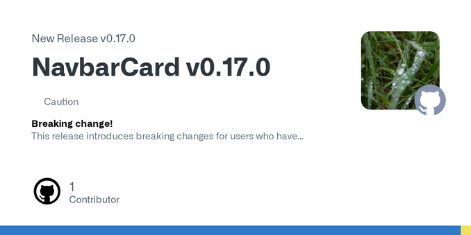 CautionBreaking change!
This release introduces breaking changes for users who have customized CSS styles. More info in the CSS styles section of this message.

✨ New media_player widget
This relea...