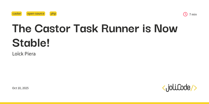 The Castor Task Runner is Now Stable!