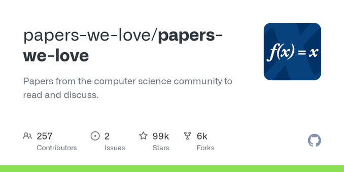 Papers from the computer science community to read and discuss. - papers-we-love/papers-we-love